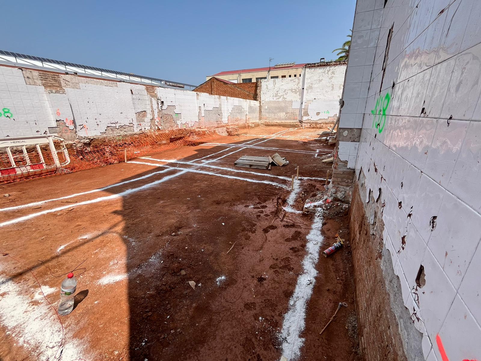 Replanteo y preparación de cimentación en vivienda unifamiliar en Sabadell